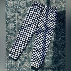 Vans Black and White Checkered Joggers